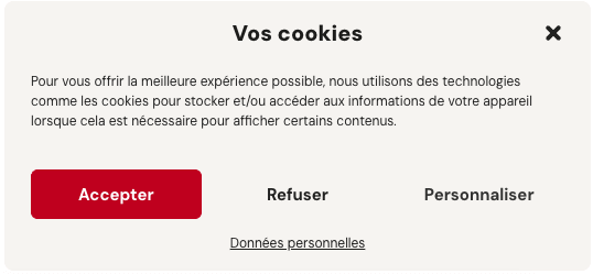 Choix des cookies Asselio Groupe